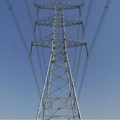 برج انتقال فولاد گالوانیزه گرم 500KV Q355 Q255