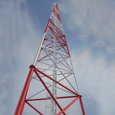 GB / ANSI / TIA-222-G GSM مخابرات برج فولادی