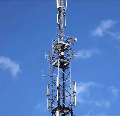برج آنتن فولادی تک قطبی Q235B Q345B Q420 برای پخش