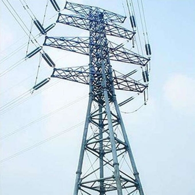 خط انتقال فولاد گالوانیزه Q355 / Q255 Guy Wire Tower