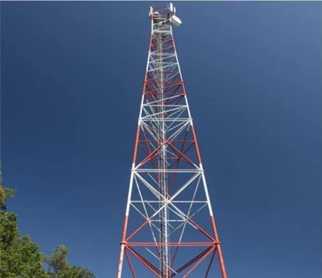 برج لوله ای فولادی HDG Telecommunication Q235B Q355B