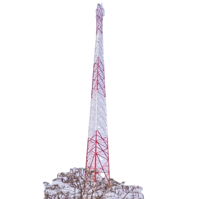 4 پایه گالوانیزه ASTM A123 Angle Steel Tower Communication Radio Wifi Gsm