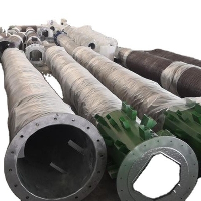 Q235B تک قطبی فولادی گالوانیزه درخت نخل استتار