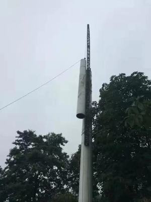 برج تک قطبی فولادی آنتن GSM مخابراتی با گالوانیزه